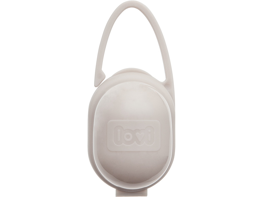 PORTA CHUPETAS LOVI BEGE