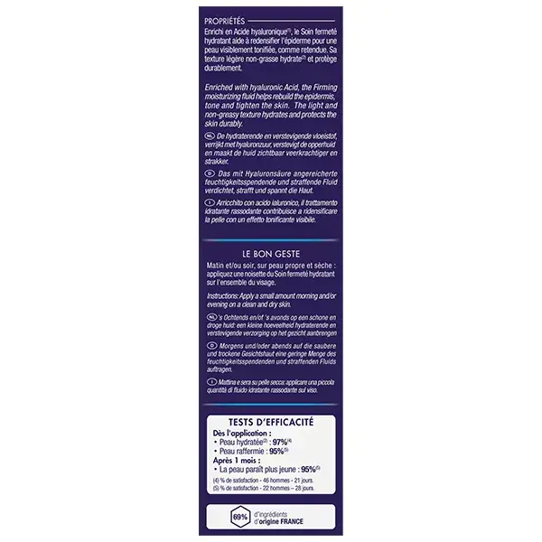 Jonzac Thermal Water Men Firming Care Fluido Hidratante Orgânico 50ml