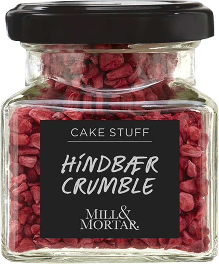 Mill & Mortar Hindbærcrumble Transparent & rød