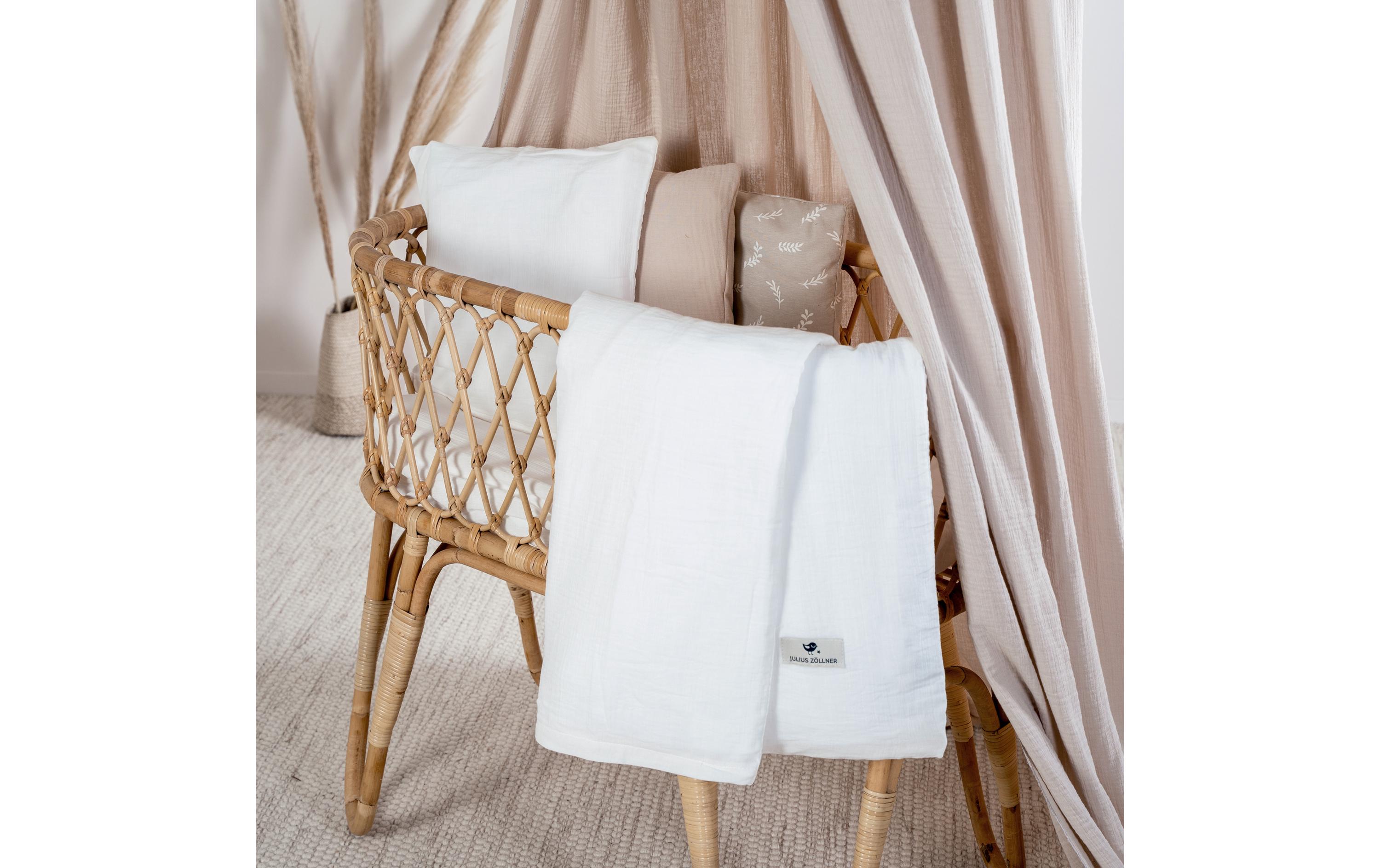 Kinderbettwäsche Musselin Ivory 100 x 135 + 40 x 60 cmMusselin-Bettwäsche