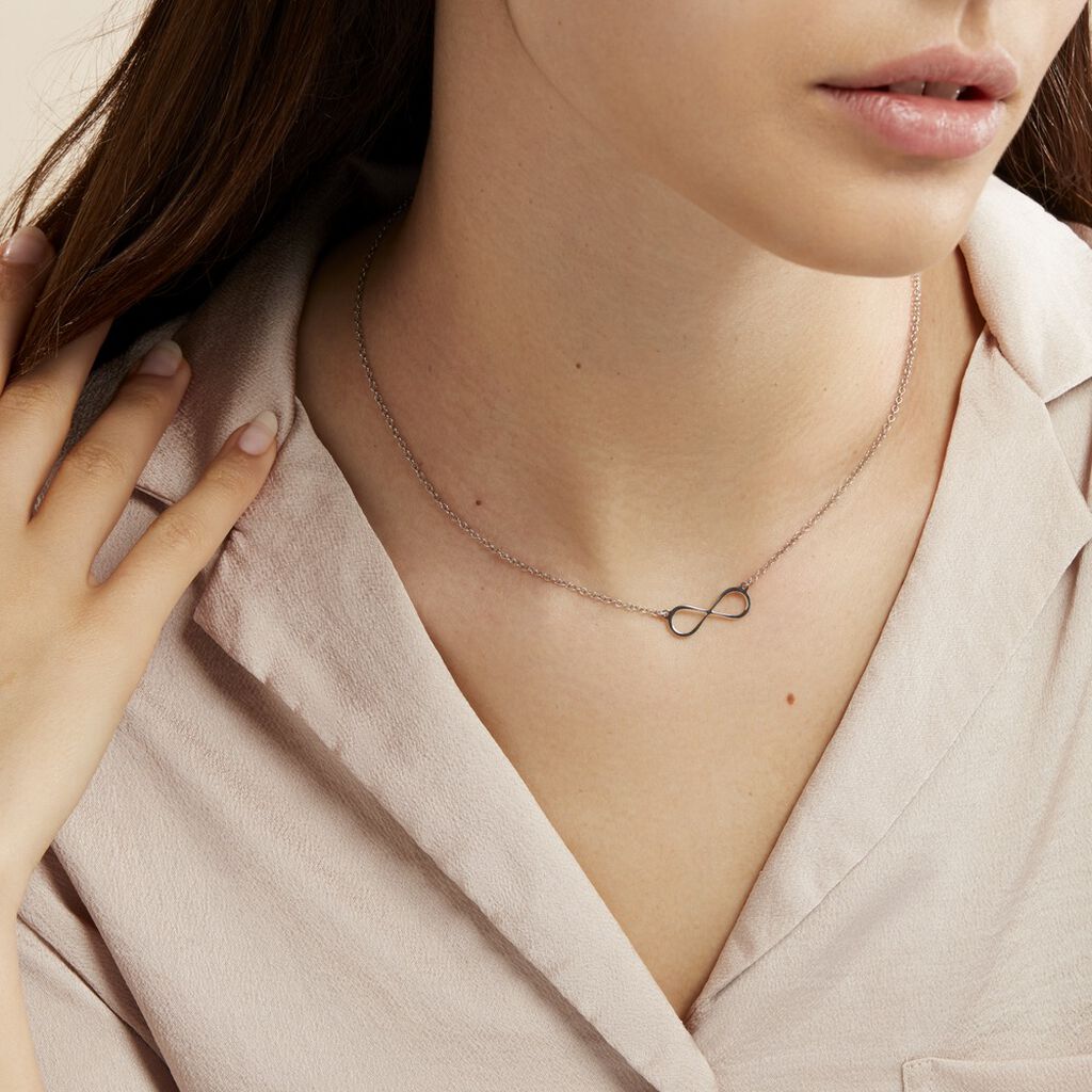 Collier Filomene Argent Blanc