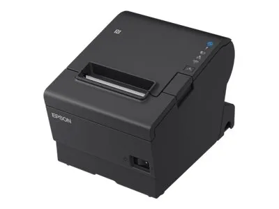 Epson TM T88VII (112) - bonprinter - termisk linje - rulle (7,95 cm) - 180 x 180 dpi - op til 500 mm/sek - USB 2.0, LAN, seriel, USB 2.0-vært - skærer - sort