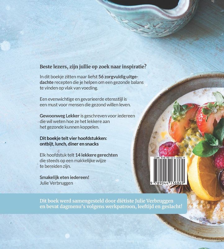 Boek - Gewoonweg Lekker - Recepten - Gezonde Voeding