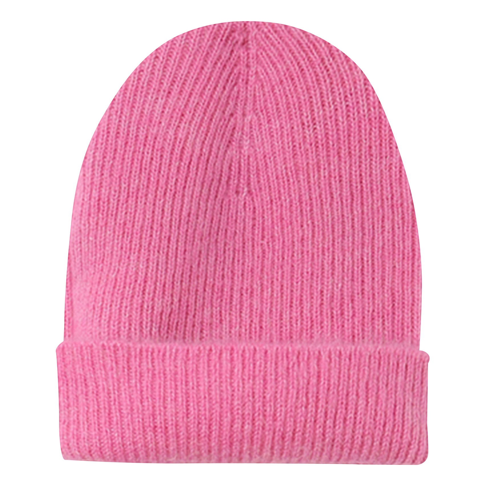NAM - Bonnet côtelé en laine mélangée | Rose