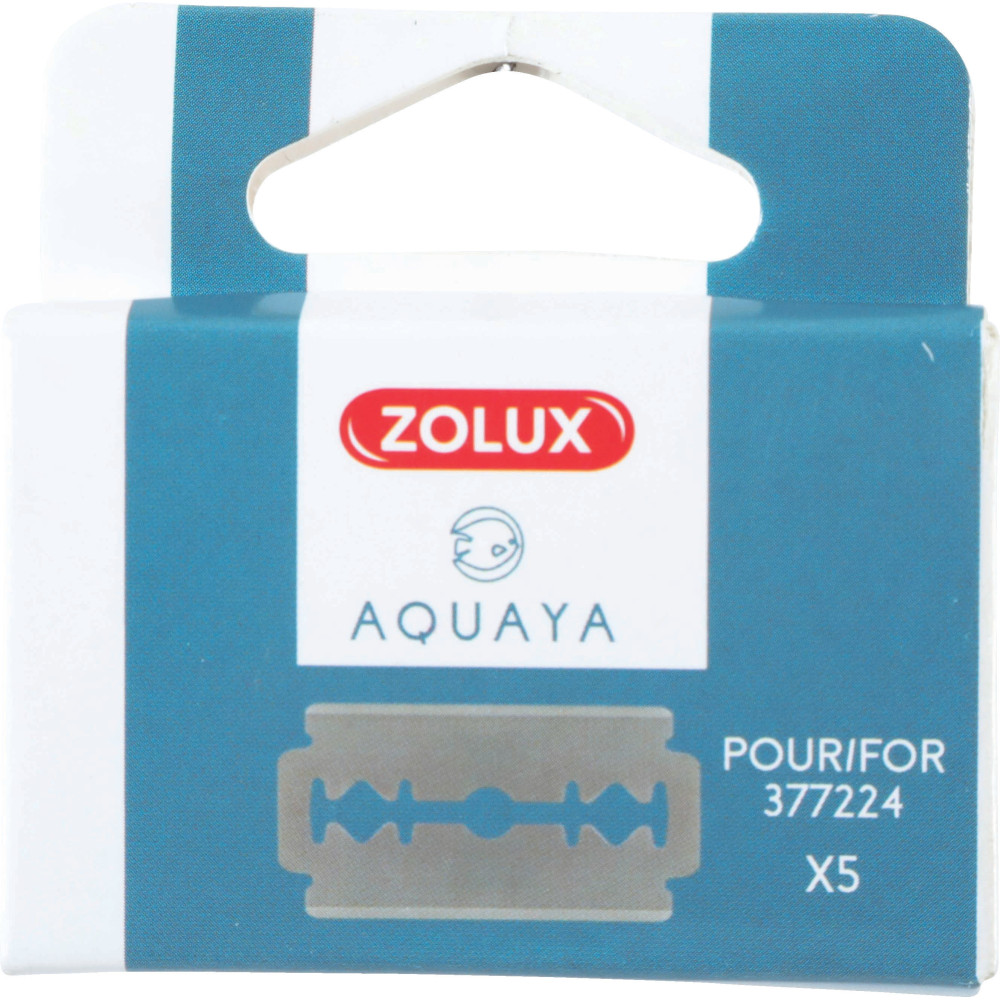 5 lames recharge pour racloir 377224 aquarium