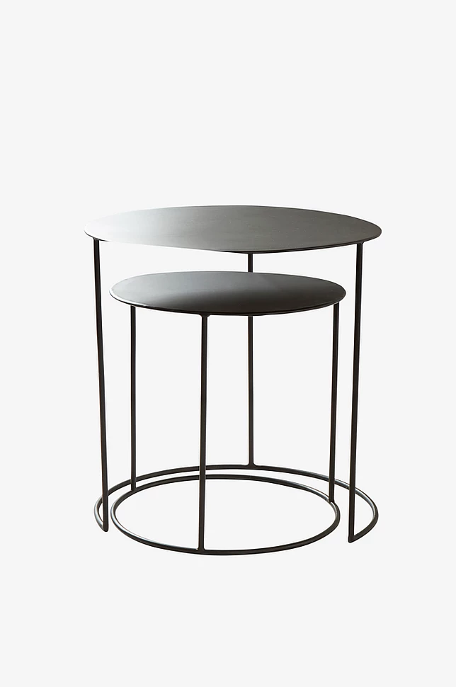GRENOBLE sidebord 2-pk Ø 40 cm, Ø 50 cm