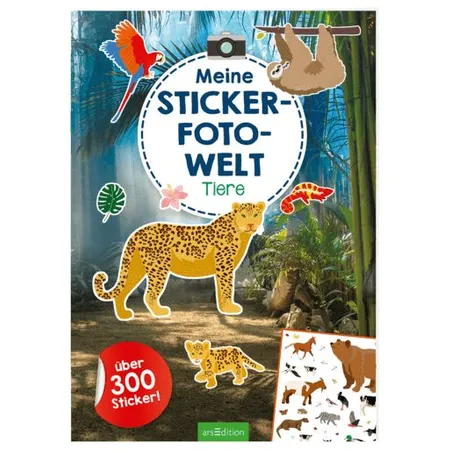 ars Edition Meine Sticker-Fotowelt – Tiere