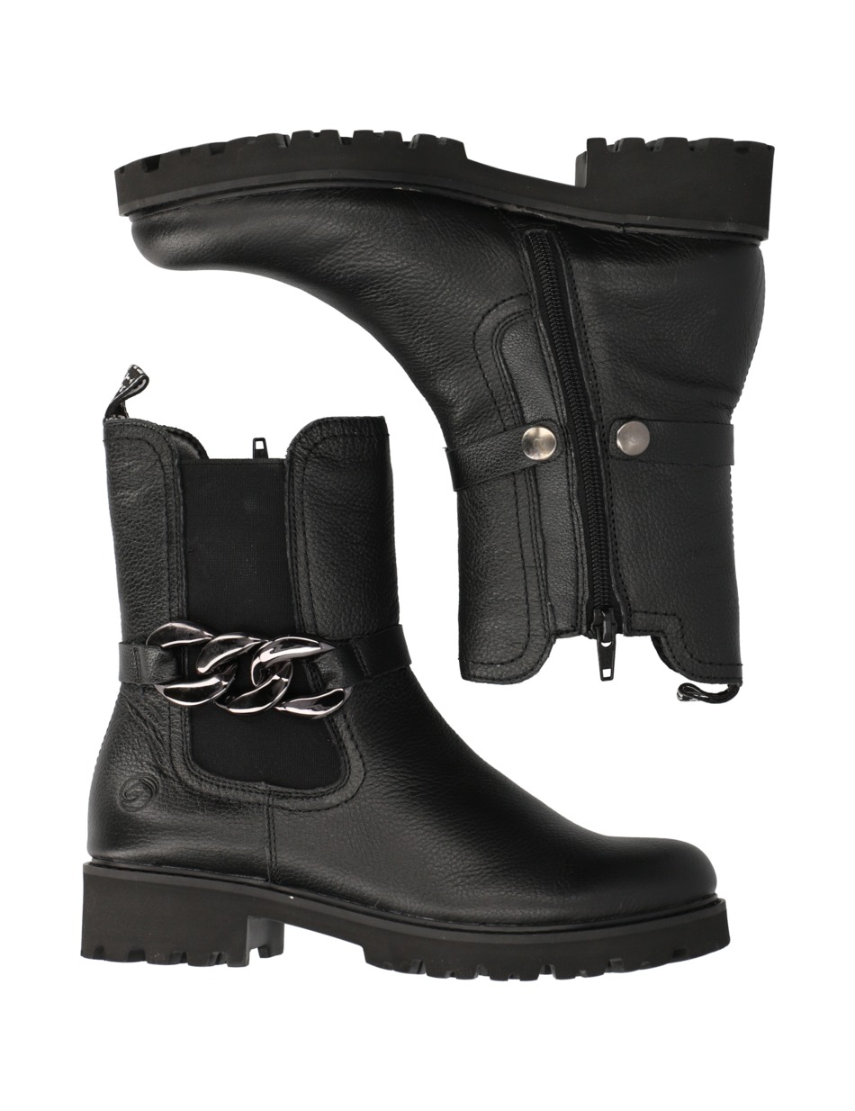 Glattleder Chelsea Boot