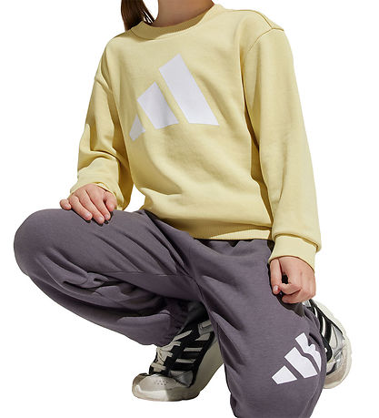 adidas Performance Sweatset - Powder Yellow/Weiß