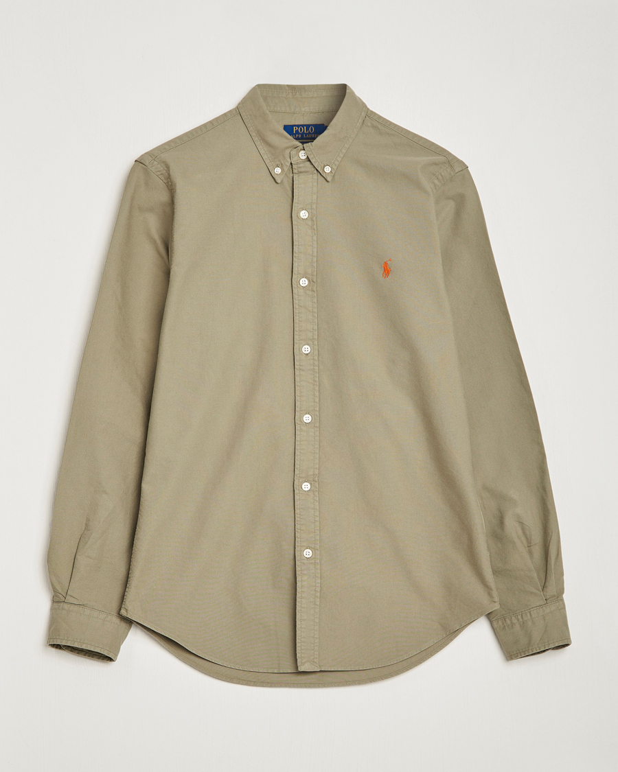 Polo Ralph Lauren Slim Fit Oxford Shirt Sage Green