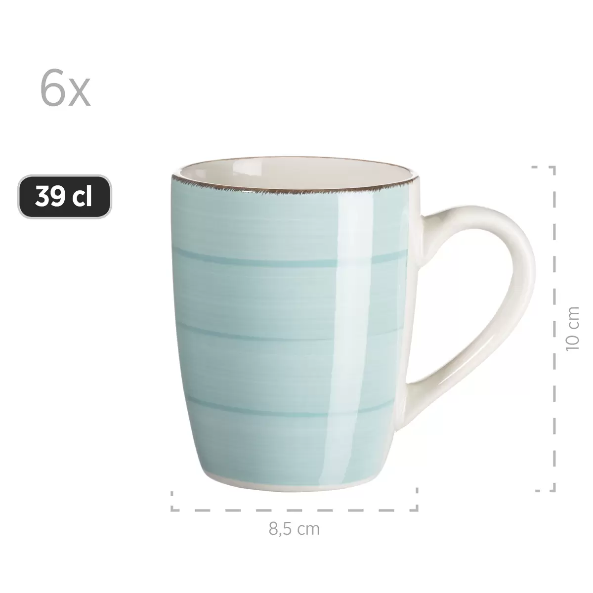 Frühstückset 18-tlg. LUMACA Blau