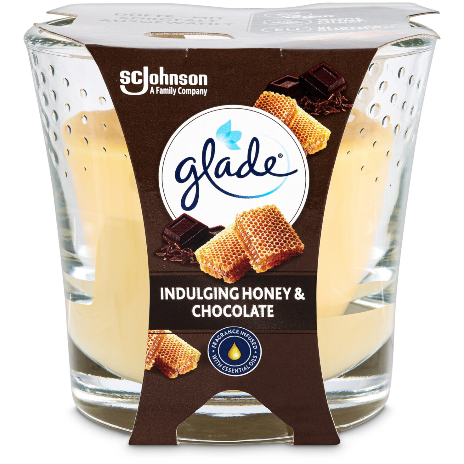 Glade Duftkerze Indulging Honey & Chocolate