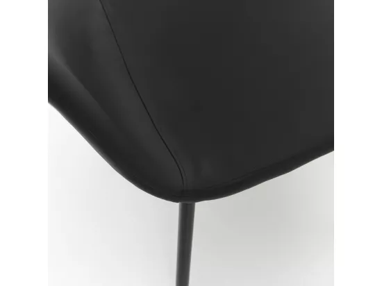 Set de 4 Chaises ALBA noir