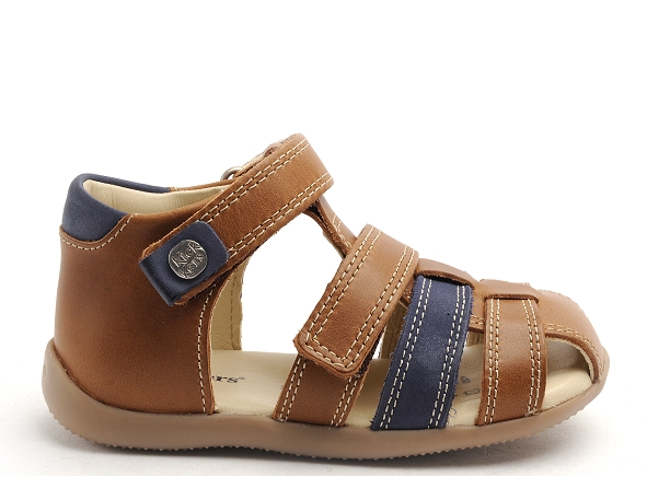 Kickers nu pieds bebe bipod marron