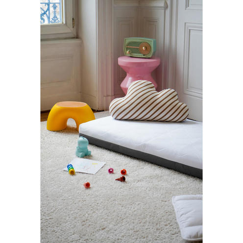 Matelas 3D dream ultra respirant et ventilé 60x120 cm Blanc/Anthracite - MON P'TIT DODO