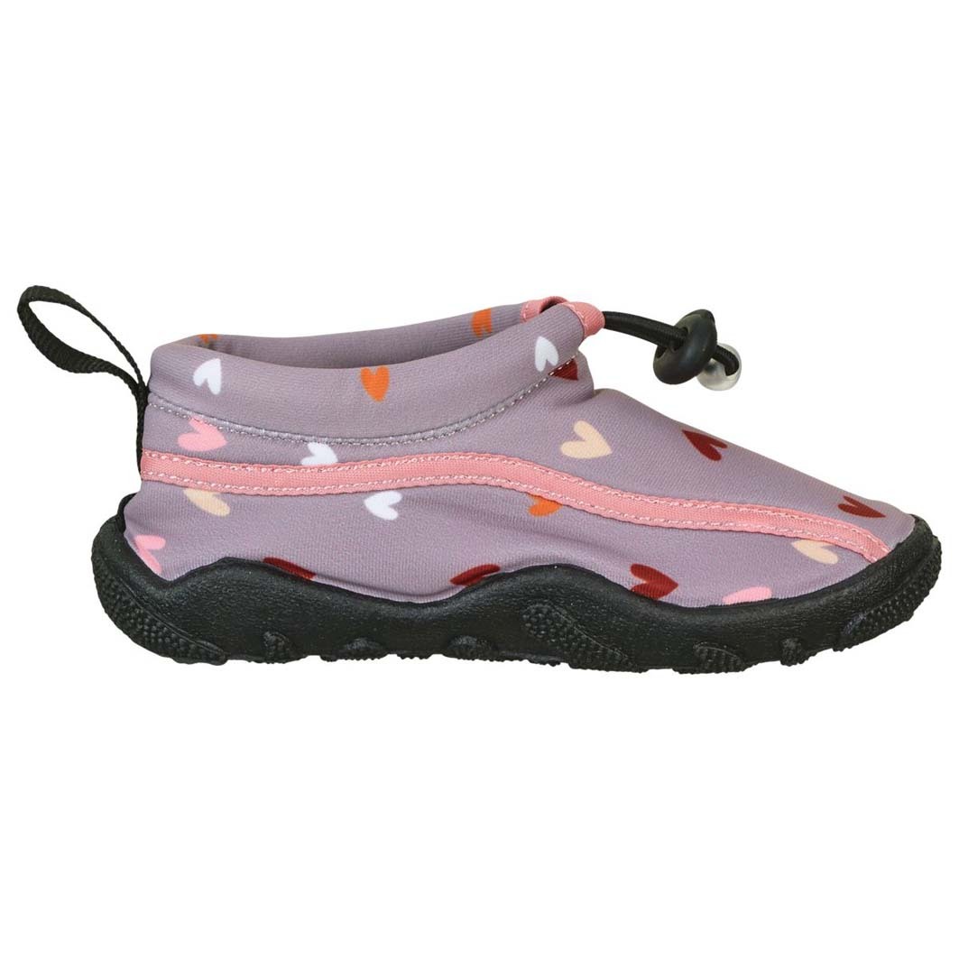 Badeschuhe HERZ in pastellviolett