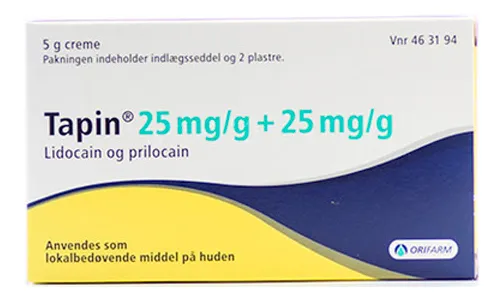 Tapin creme 5 g og 2 stk. Tapin plastre