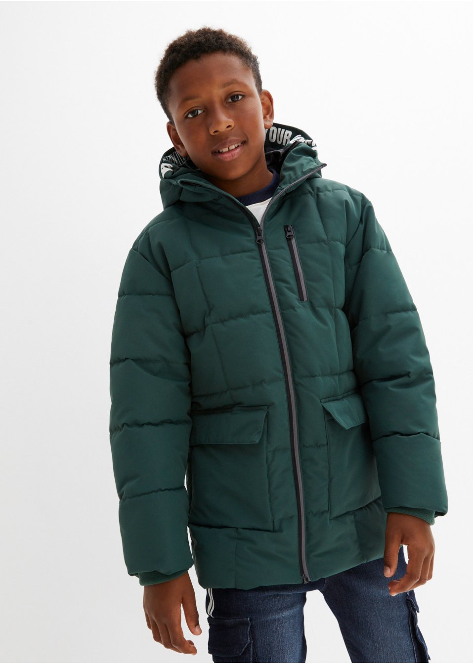 Veste longue hiver garçon