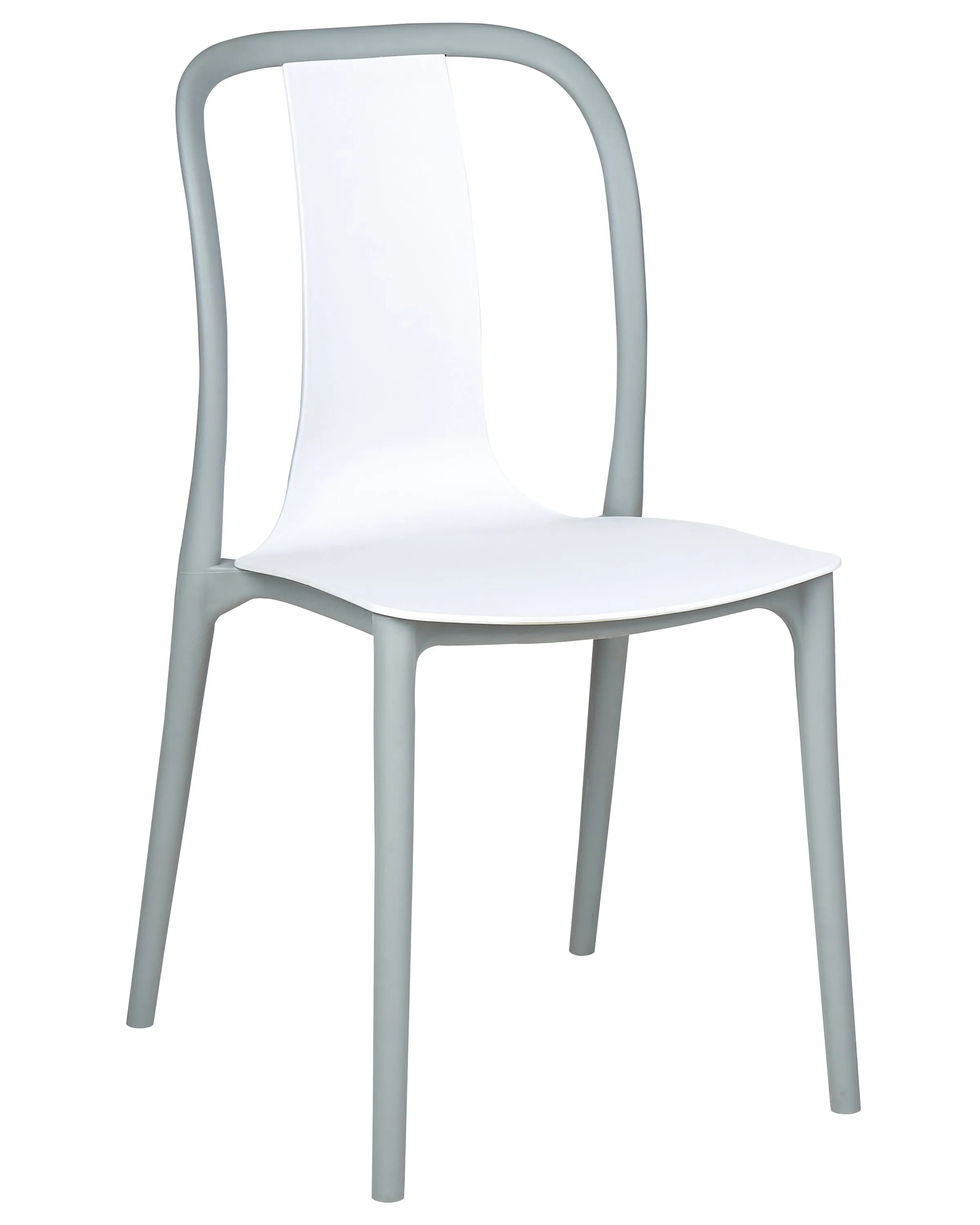 Set van 8 tuinstoelen SPEZIA Wit