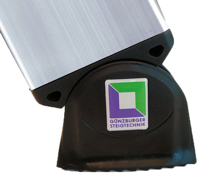 MUNK multifunctionele ladder met Nivello® dwarsbalk, 3x6 sporten