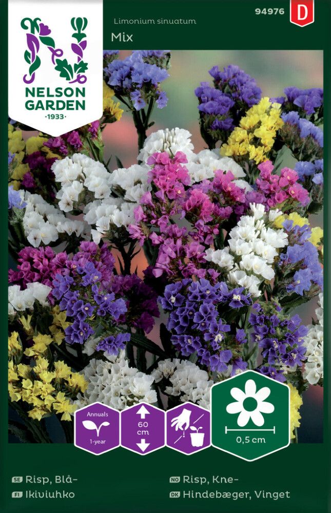 BLOMSTERFRØ NELSON GARDEN KNERISP MIX