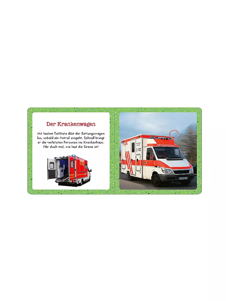 ARS EDITION VERLAG Soundbuch für Klitzekleine - Im Einsatz keine Farbe