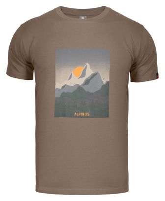 T-shirt de randonnée Alpinus Numbur vert - Homme
