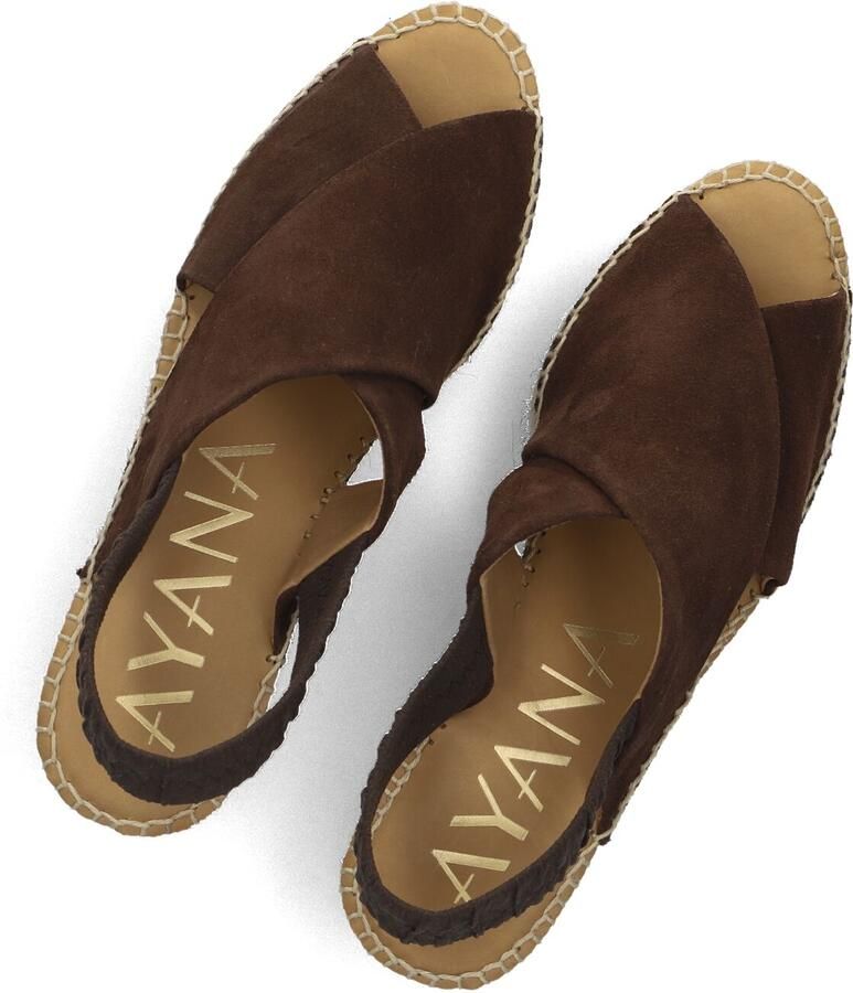 AYANA Espadrilles Dames Omo26yu942 Maat: 37 Materiaal: Textiel Kleur: Bruin