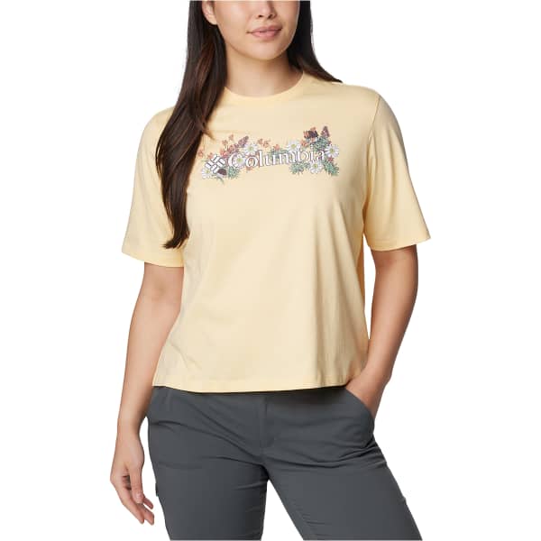 T-shirt COLUMBIA W NORTH CASCADES RELAXED TEE SUNKISSED/BRANDED BOUQUET