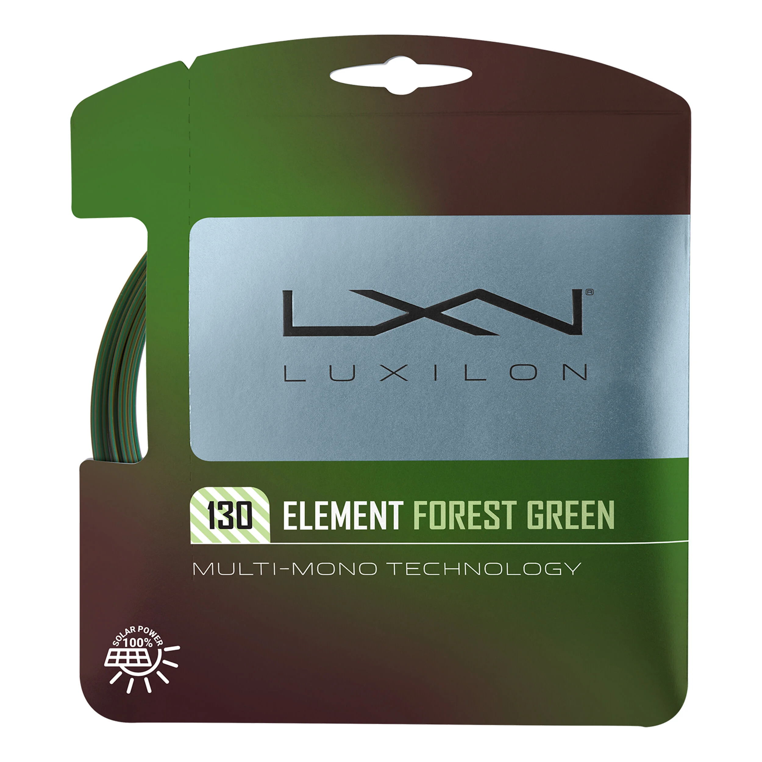 Luxilon Element Forest Green Cordage En Garniture 12,2m - Vert , Marron