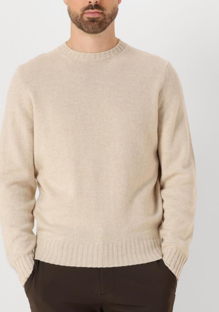 beige filippo de laurentiis trui g.collo ml lana cashmere