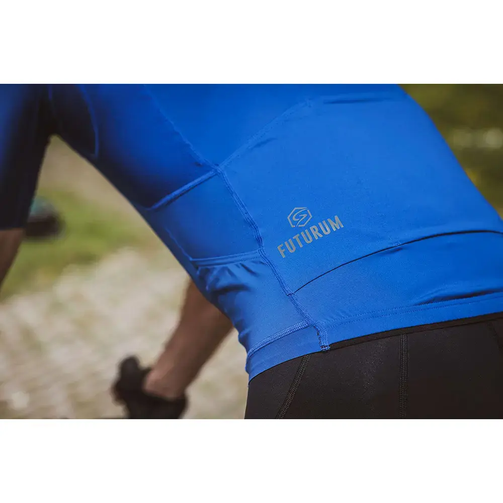 FUTURUM JORIS PRO II Fietsshirt Korte Mouwen Blauw Heren