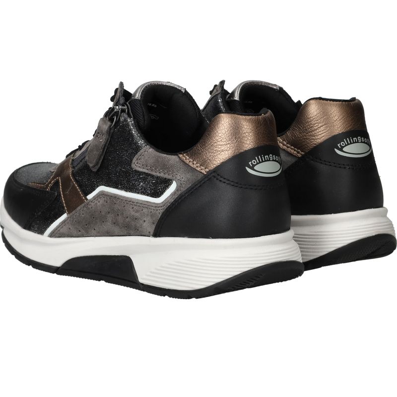 Gabor Rollingsoft Sneakers Zwart Dames