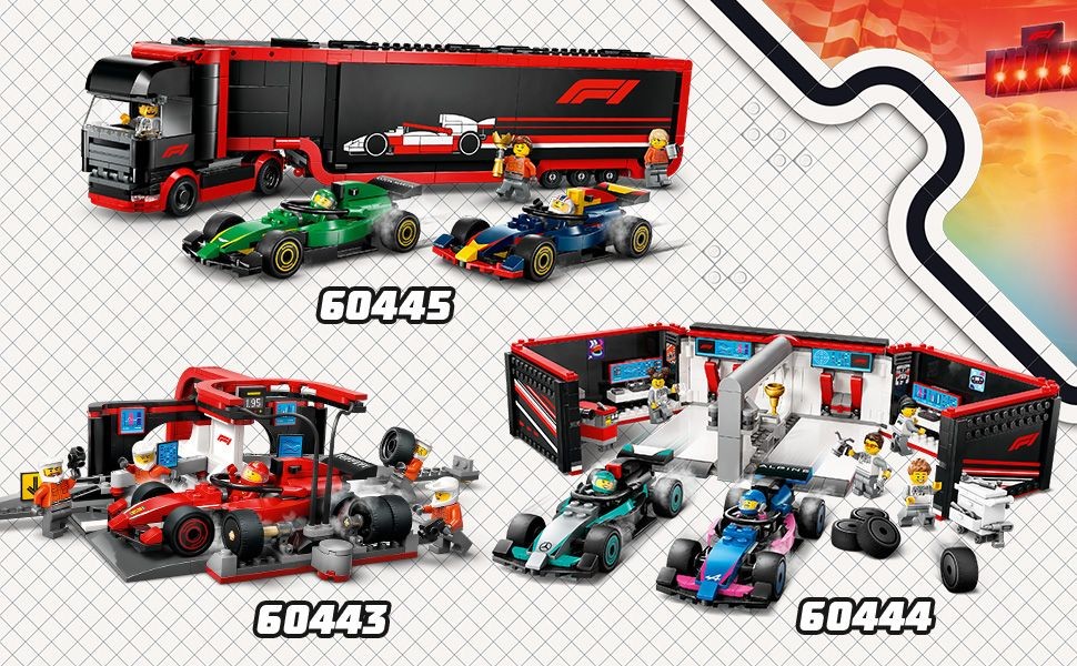 LEGO - LEGO City - F1®-kører med McLaren-racerbil (60442)