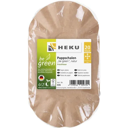 Heku Pappschalen be green 20 Stück