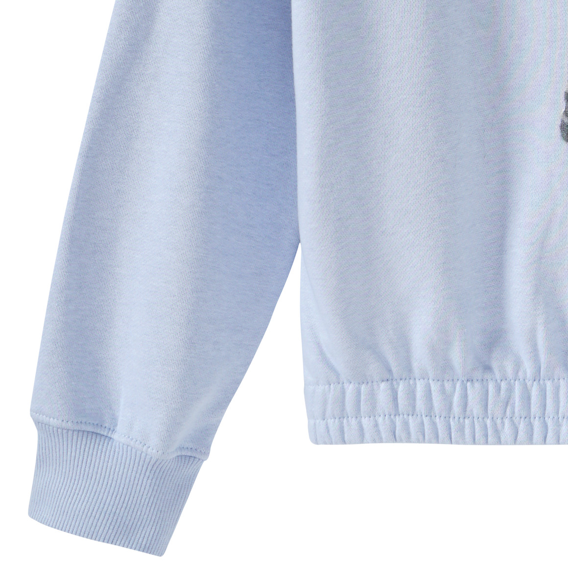 Yigga Mädchen Sweatshirt mit Pferde-Motiv hellblau