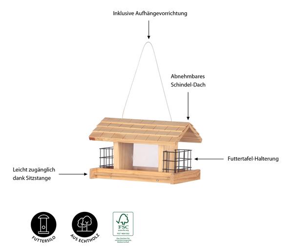 Dehner Natura Premium Futterhaus Aosta, ca.