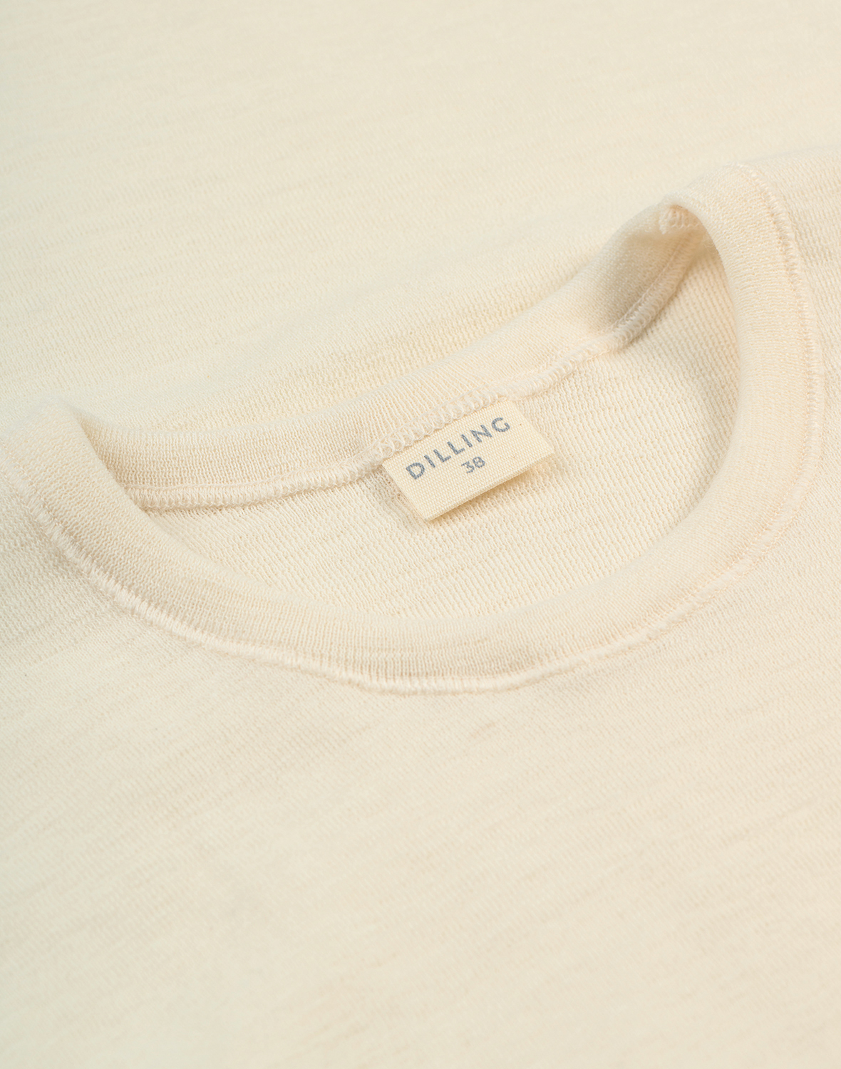 Shirt van merinowol voor dames in Eggnog