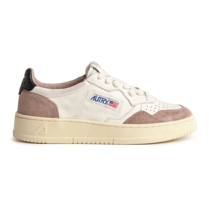 Autry Baskets Medalist Low Cuir de Chèvre/Suède | Beige