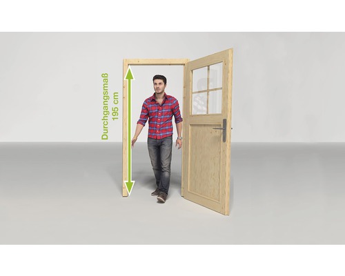 Tuinhuis Weka Designhaus 213 B+, maat 2, met een hoge doorgangsmaat van 195 cm, inclusief vloer en lessenaarsdak, 645 x 358 cm, antraciet.