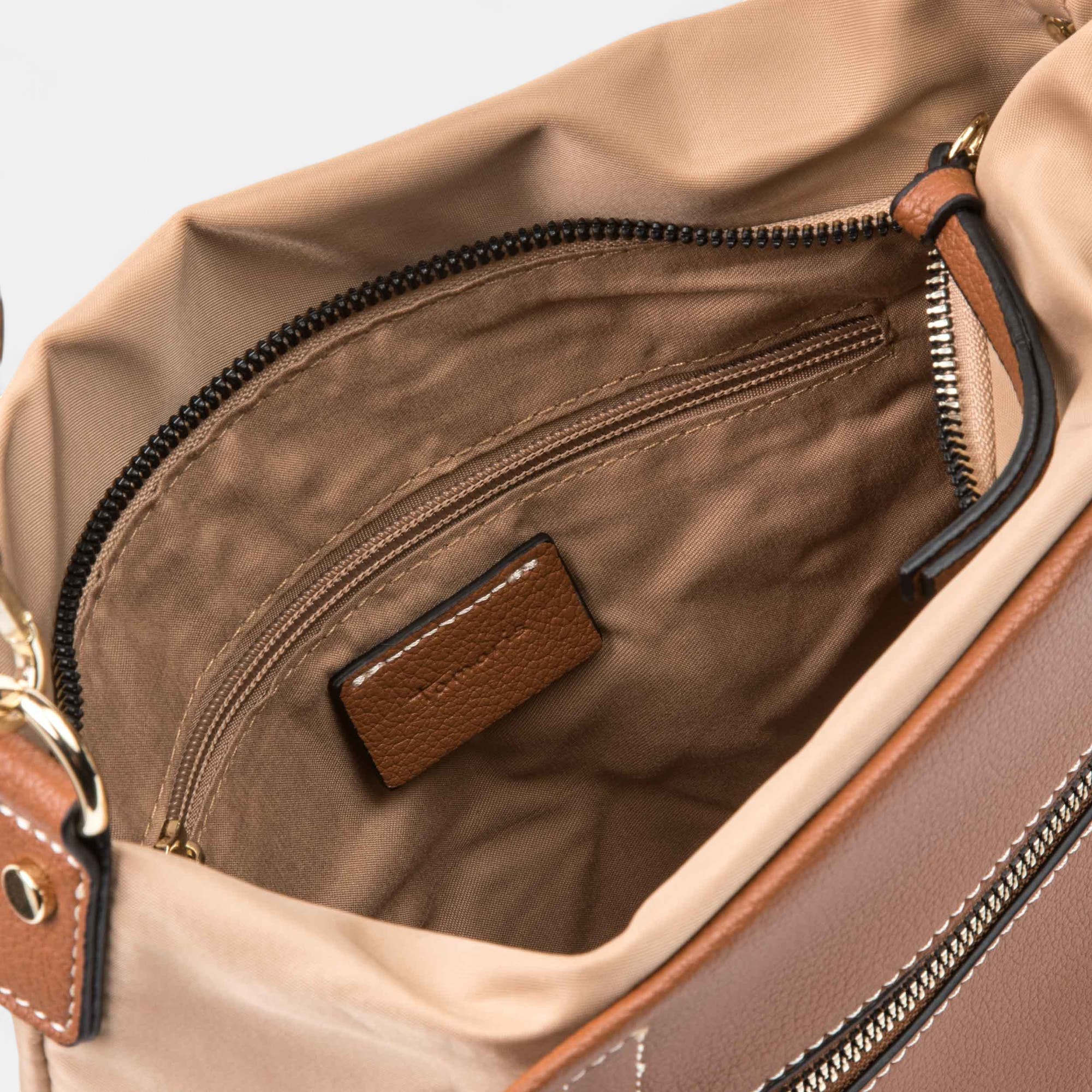 Sac bandoulière beige