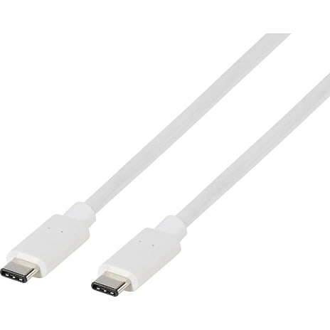 Vivnaco USB-C til USB-C 1,2m kabel - hvid