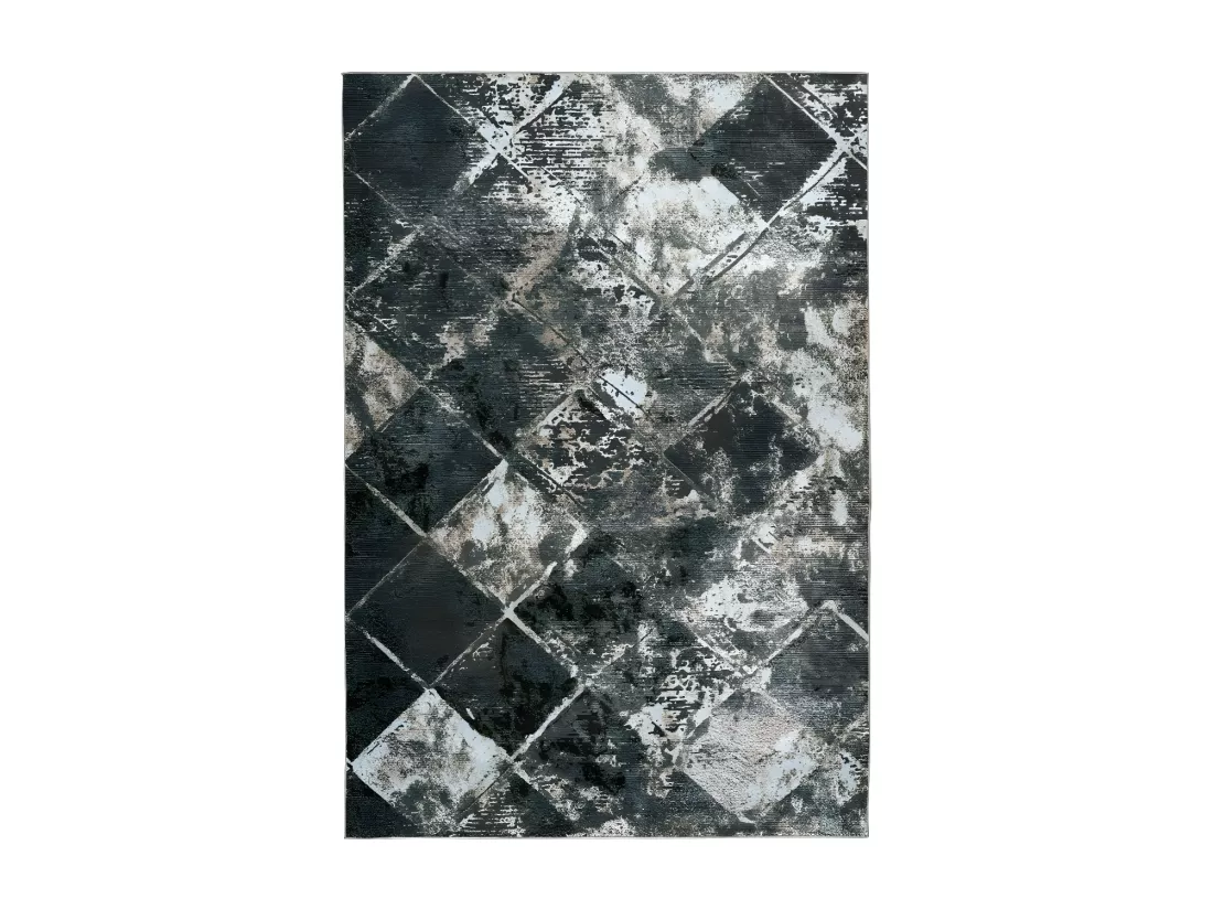 Tapis 290x200cm, design G508A coloris bleu pétrole - Confort et élégance pour votre intérieur