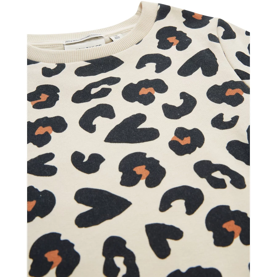 TOM TAILOR Sweatshirt Heart Leo Big
