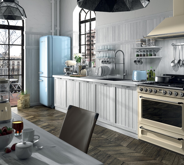 Grille-pain TSF02PBEU 4 tranches Bleu Azur - SMEG
