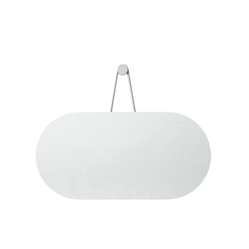 Zone A-Wall Mirror Vægspejl, Soft Grey, 0x60 cm