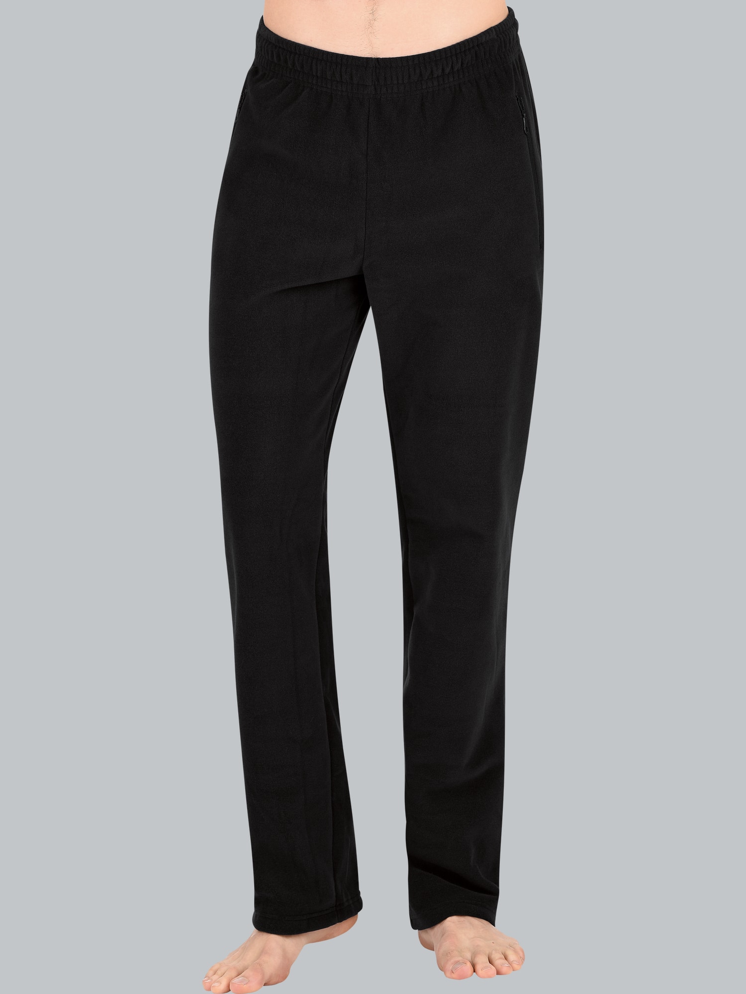 Fleece Freizeithose Schwarz