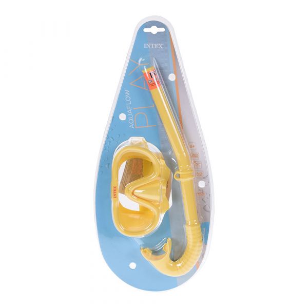 Intex Conjunto de Mergulho Máscara   Tubo Snorkel Adventurer  8 Anos
