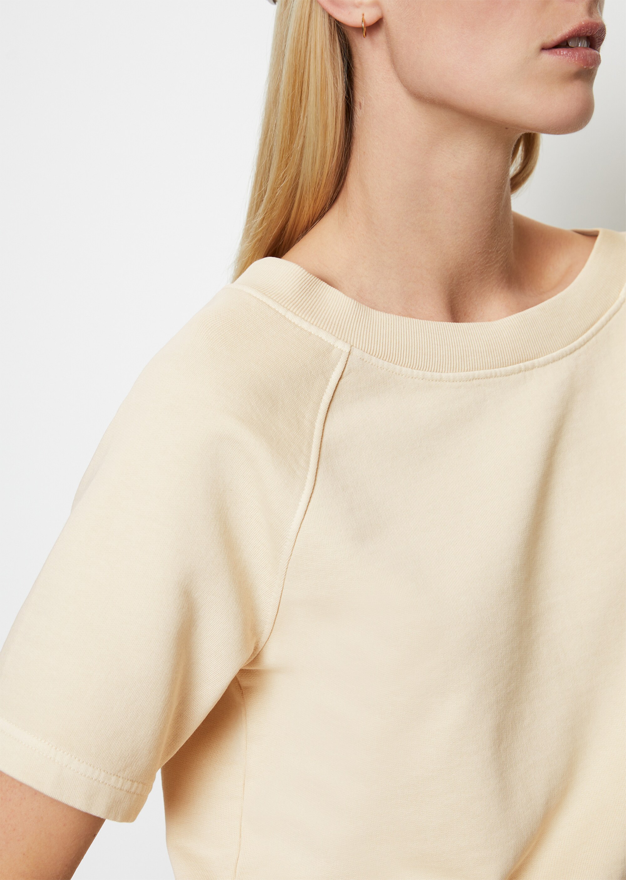 Kurzarm-Sweatshirt aus Organic Cotton
