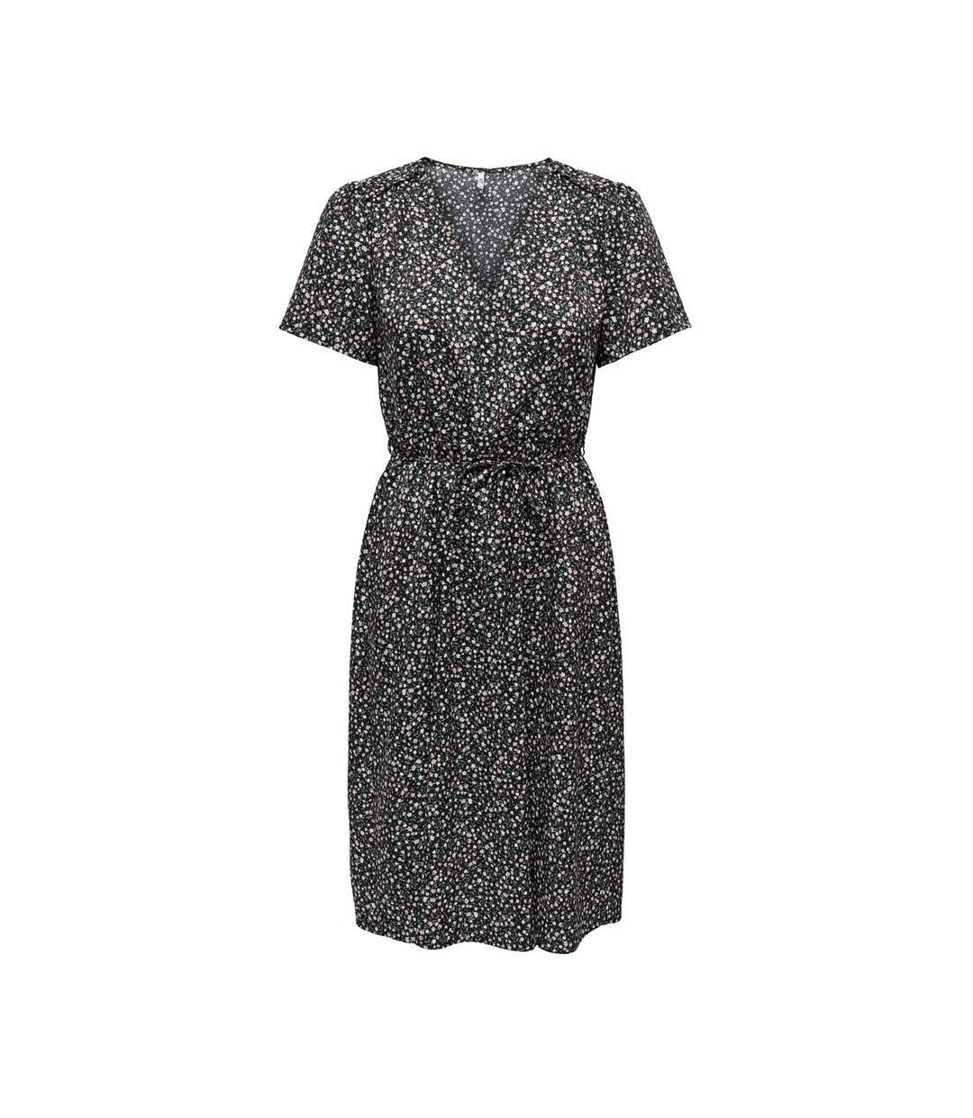 Robe Noir à Fleurs Femme JDY Rika